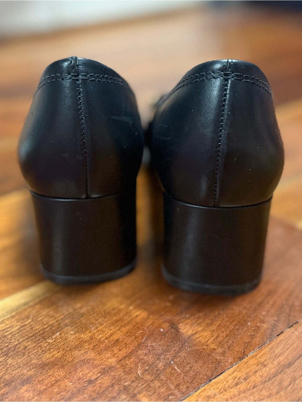 Tory Burch Black Leather Logo mini Miller 45mm pumps - Picture 6 of 9